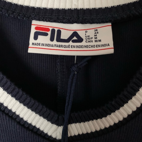 Fila Leigh Varsity Rib Dress Medium BNWT - Picture 9 of 10